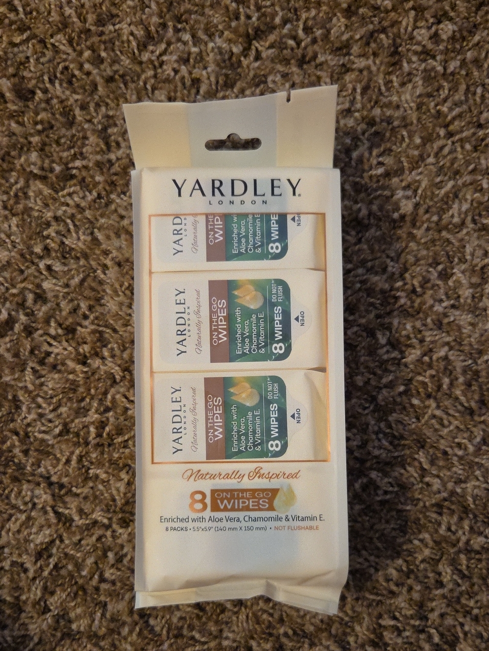 Yardley London On-The-Go Body Wipes